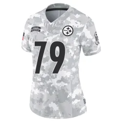Steven Jones Pittsburgh Steelers Limited Women's 2024 Salute to Service Jersey (Arctic Camo)
