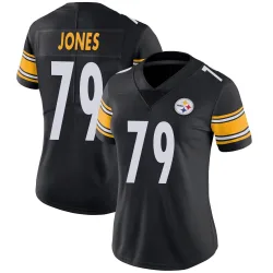 Steven Jones Pittsburgh Steelers Limited Women's Team Color Vapor Untouchable Jersey (Black)