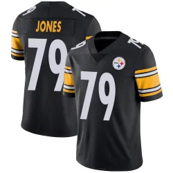 Steven Jones Pittsburgh Steelers Limited Youth Team Color Vapor Untouchable Jersey (Black)