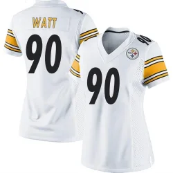 T.J. Watt Pittsburgh Steelers Game Women's Jersey (White)