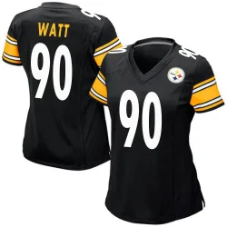 T.J. Watt Pittsburgh Steelers Game Women's Team Color Jersey (Black)