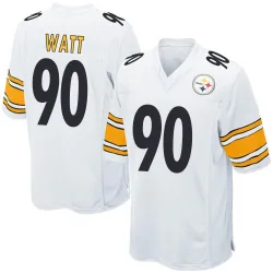 T.J. Watt Pittsburgh Steelers Game Youth Jersey (White)