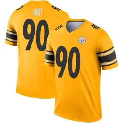 T.J. Watt Pittsburgh Steelers Legend Men's Inverted Jersey (Gold)
