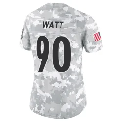 T.J. Watt Pittsburgh Steelers Limited Women's 2024 Salute to Service Jersey (Arctic Camo)