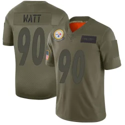 T.J. Watt Pittsburgh Steelers Limited Youth 2019 Salute to Service Jersey (Camo)