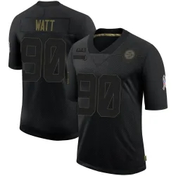 T.J. Watt Pittsburgh Steelers Limited Youth 2020 Salute To Service Jersey (Black)