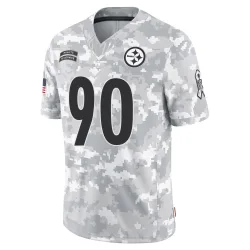 T.J. Watt Pittsburgh Steelers Limited Youth 2024 Salute to Service Jersey (Arctic Camo)