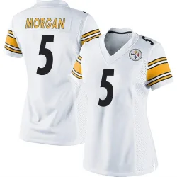 Tanner Morgan Pittsburgh Steelers Game Women's Jersey (White)