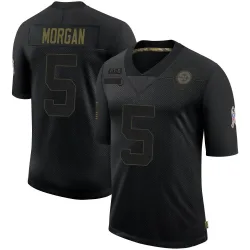 Tanner Morgan Pittsburgh Steelers Limited Men's 2020 Salute To Service Jersey (Black)