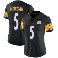 Tanner Morgan Pittsburgh Steelers Limited Women's Team Color Vapor Untouchable Jersey (Black)