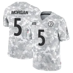 Tanner Morgan Pittsburgh Steelers Limited Youth 2024 Salute to Service Jersey (Arctic Camo)