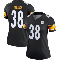 Terrell Edmunds Pittsburgh Steelers Legend Women's Jersey (Black)