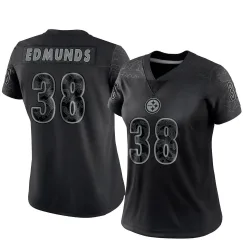 Terrell Edmunds Pittsburgh Steelers Limited Women's Reflective Jersey (Black)