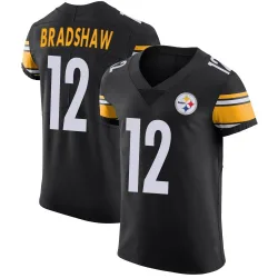 Terry Bradshaw Pittsburgh Steelers Elite Men's Team Color Vapor Untouchable Jersey (Black)