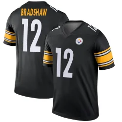 Terry Bradshaw Pittsburgh Steelers Legend Youth Jersey (Black)