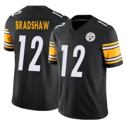 Terry Bradshaw Pittsburgh Steelers Limited Men's Vapor F.U.S.E. Jersey (Black)