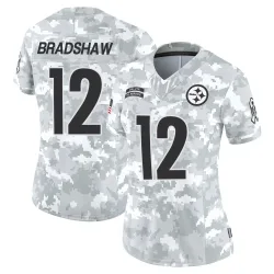 Terry Bradshaw Pittsburgh Steelers Limited Women's 2024 Salute to Service Jersey (Arctic Camo)