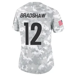 Terry Bradshaw Pittsburgh Steelers Limited Women's 2024 Salute to Service Jersey (Arctic Camo)