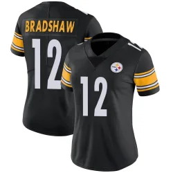 Terry Bradshaw Pittsburgh Steelers Limited Women's Team Color Vapor Untouchable Jersey (Black)