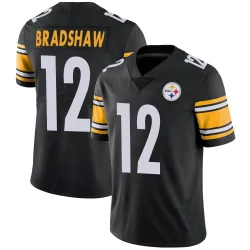 Terry Bradshaw Pittsburgh Steelers Limited Youth Team Color Vapor Untouchable Jersey (Black)