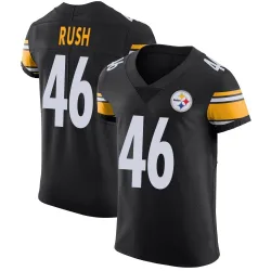 Thomas Rush Pittsburgh Steelers Elite Men's Team Color Vapor Untouchable Jersey (Black)
