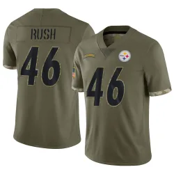 Thomas Rush Pittsburgh Steelers Limited Youth 2022 Salute To Service Jersey (Olive)
