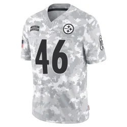 Thomas Rush Pittsburgh Steelers Limited Youth 2024 Salute to Service Jersey (Arctic Camo)