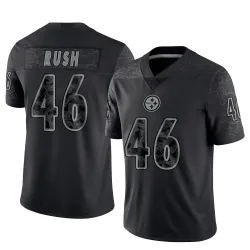 Thomas Rush Pittsburgh Steelers Limited Youth Reflective Jersey (Black)