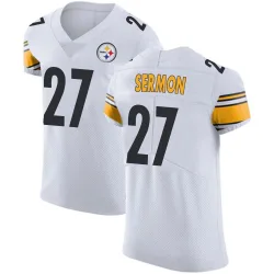 Trey Sermon Pittsburgh Steelers Elite Men's Vapor Untouchable Jersey (White)