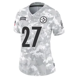 Trey Sermon Pittsburgh Steelers Limited Women's 2024 Salute to Service Jersey (Arctic Camo)