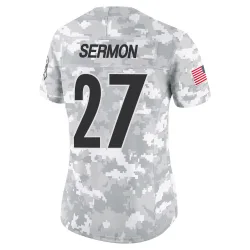 Trey Sermon Pittsburgh Steelers Limited Women's 2024 Salute to Service Jersey (Arctic Camo)