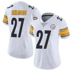 Trey Sermon Pittsburgh Steelers Limited Women's Vapor Untouchable Jersey (White)