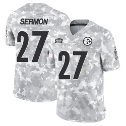 Trey Sermon Pittsburgh Steelers Limited Youth 2024 Salute to Service Jersey (Arctic Camo)