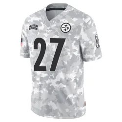 Trey Sermon Pittsburgh Steelers Limited Youth 2024 Salute to Service Jersey (Arctic Camo)