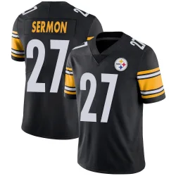 Trey Sermon Pittsburgh Steelers Limited Youth Team Color Vapor Untouchable Jersey (Black)
