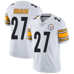 Trey Sermon Pittsburgh Steelers Limited Youth Vapor Untouchable Jersey (White)