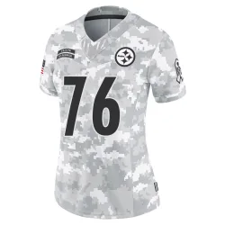 Troy Fautanu Pittsburgh Steelers Limited Women's 2024 Salute to Service Jersey (Arctic Camo)