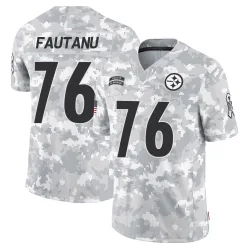 Troy Fautanu Pittsburgh Steelers Limited Youth 2024 Salute to Service Jersey (Arctic Camo)