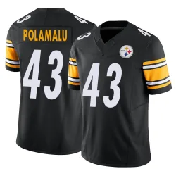 Troy Polamalu Pittsburgh Steelers Limited Men's Vapor F.U.S.E. Jersey (Black)