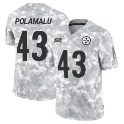Troy Polamalu Pittsburgh Steelers Limited Youth 2024 Salute to Service Jersey (Arctic Camo)