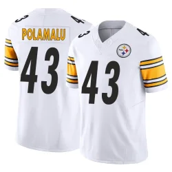 Troy Polamalu Pittsburgh Steelers Limited Youth Vapor F.U.S.E. Jersey (White)