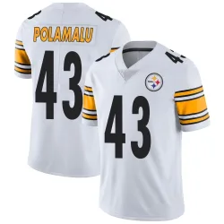 Troy Polamalu Pittsburgh Steelers Limited Youth Vapor Untouchable Jersey (White)