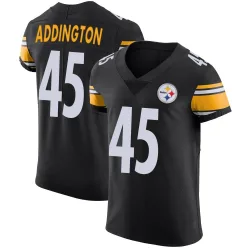 Tucker Addington Pittsburgh Steelers Elite Men's Team Color Vapor Untouchable Jersey (Black)