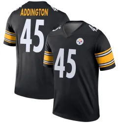 Tucker Addington Pittsburgh Steelers Legend Men's Jersey (Black)