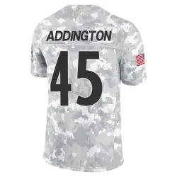 Tucker Addington Pittsburgh Steelers Limited Men's 2024 Salute to Service Jersey (Arctic Camo)