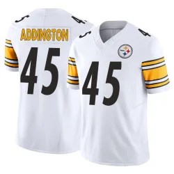 Tucker Addington Pittsburgh Steelers Limited Men's Vapor F.U.S.E. Jersey (White)