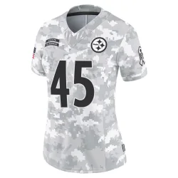 Tucker Addington Pittsburgh Steelers Limited Women's 2024 Salute to Service Jersey (Arctic Camo)