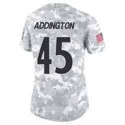 Tucker Addington Pittsburgh Steelers Limited Women's 2024 Salute to Service Jersey (Arctic Camo)