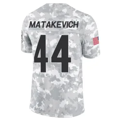 Tyler Matakevich Pittsburgh Steelers Limited Youth 2024 Salute to Service Jersey (Arctic Camo)