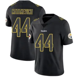 Tyler Matakevich Pittsburgh Steelers Limited Youth Jersey (Black Impact)